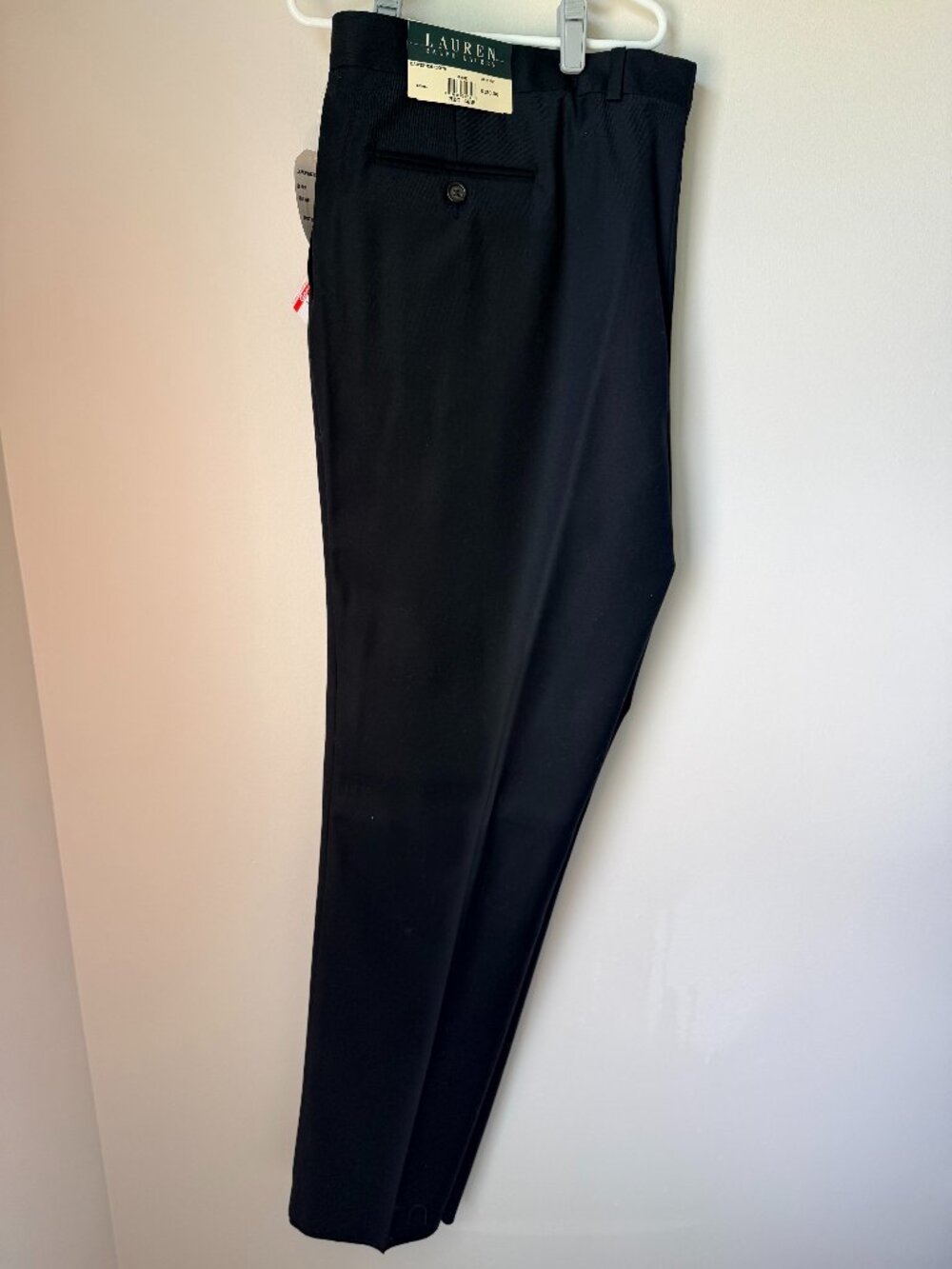 Lauren Ralph Lauren UltraFlex Men's Black Dress Pants 46W NWT